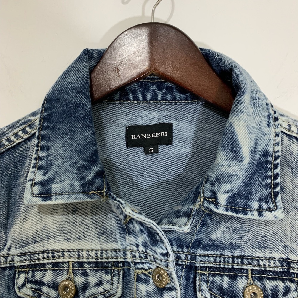 Ranbeeri Distressed Denim Jacket - Picture 4 of 5